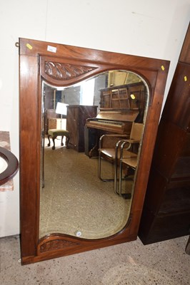 Lot 334 - A late 19th Century bevelled wall mirror in a...