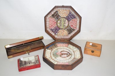 Lot 78 - Mixed Lot:  Two small needlework pictures, a...