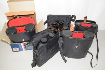 Lot 527 - Group of five pairs of binoculars to include...