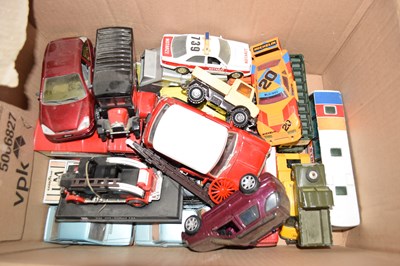Lot 535 - Box of assorted toy vehicles