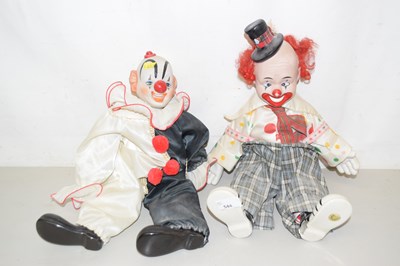 Lot 544 - Two model clowns