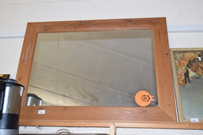 Lot 561 - Modern pine framed mirror