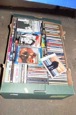 Lot 572 - One box of assorted CD's and DVD's