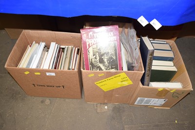 Lot 601 - Three boxes of mixed books