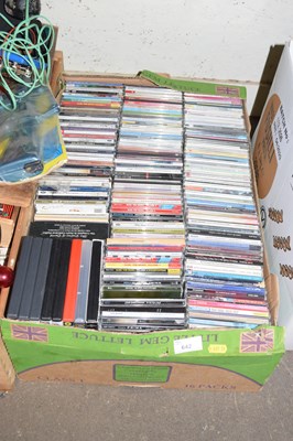 Lot 642 - One box of various CD's and DVD's