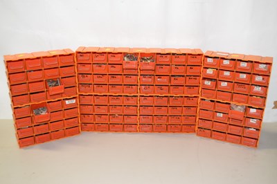 Lot 669 - Three workshop plastic drawer units