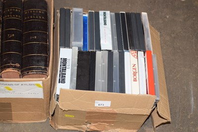 Lot 673 - One box of DVD's