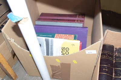 Lot 675 - One box of mixed books
