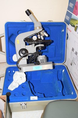 Lot 702 - An electric microscope by Nikon