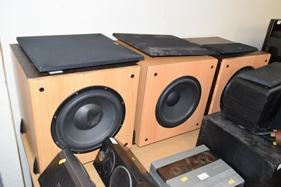 Lot 707 - A group of three Gale speakers