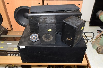Lot 711 - A pair of Realistic speakers together with two...