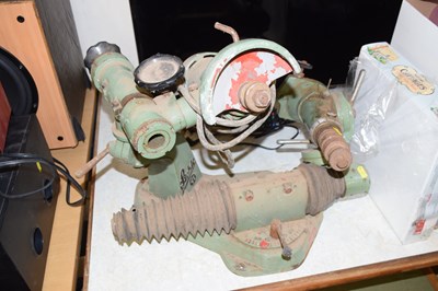 Lot 714 - A Bauknechi combination bench grinder and...