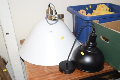 Lot 723 - Two modern light fittings