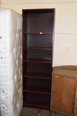 Lot 729 - A dark wood effect bookcase