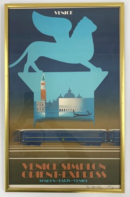 Lot 121 - Pierre Fix-Masseau (French, 1905-1994), Venice...