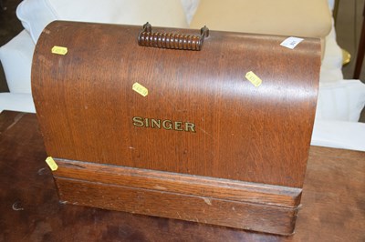 Lot 801 - Vintage Singer sewing machine