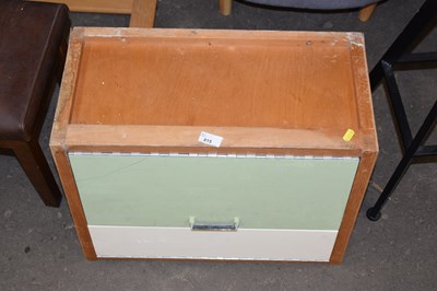 Lot 815 - A retro cupboard with drop down front