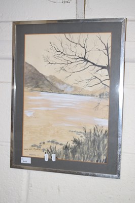Lot 844 - A watercolour study Loch Voil, Perthshire,...