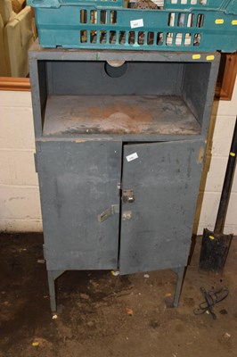 Lot 848 - A vintage workshop cupboard