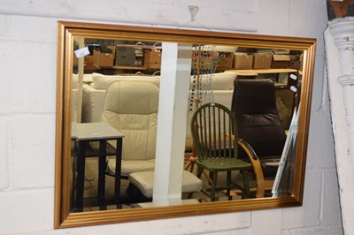 Lot 855 - A modern gilt framed wall mirror