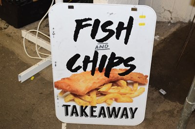 Lot 859 - A Fish & Chip sign