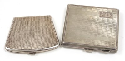 Lot 114 - Mixed Lot:  An Art Deco silver cigarette case...