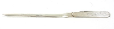 Lot 157 - An Elizabeth II boxed silver bladed and...