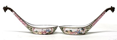 Lot 208 - A pair of Chinese Cloisonne rice spoons with...