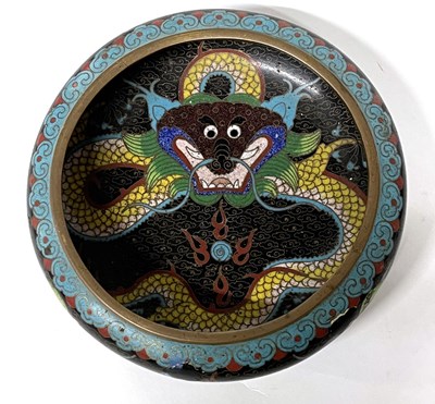 Lot 228 - A similar large Chinese Cloisonne bowl with...