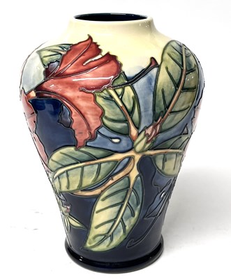 Lot 235 - A Moorcroft vase of baluster form with...