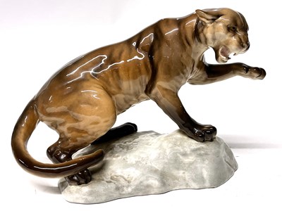 Lot 244 - A Beswick model of a panther, model number...