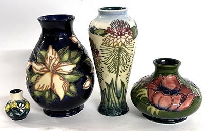 Lot 263 - A Moorcroft vase of squat ovoid form decorated...