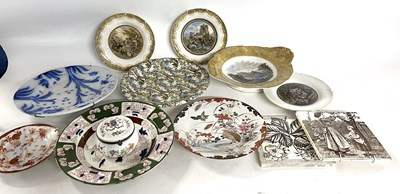 Lot 280 - Further ceramics including two 19th Century...