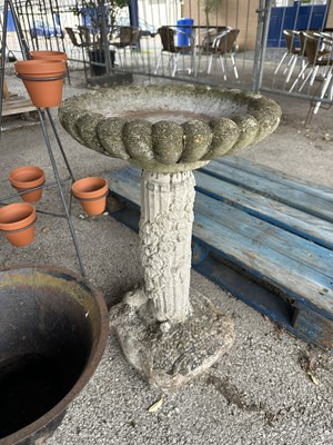 Lot 216 - Composition Bird Bath