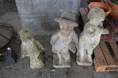 Lot 188 - Three assorted composition Figures