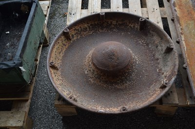 Lot 218 - Circular cast iron Pig Trough