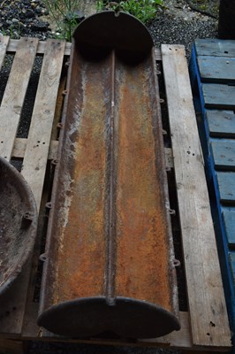 Lot 219 - Rectangular cast-iron Pig Trough