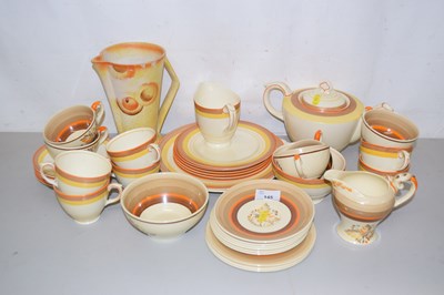 Lot 145 - A quantity of New Hall retro table wares