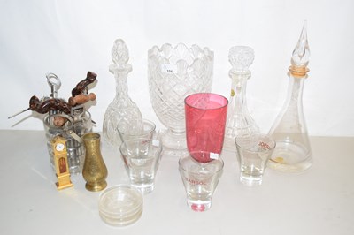 Lot 156 - Mixed Lot: Various decanters, glasses,...