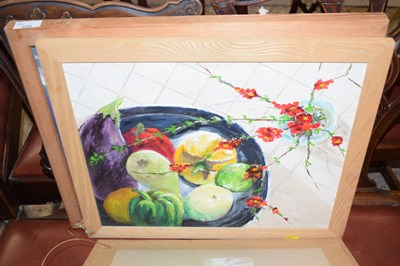Lot 259 - A group of still life studies of a parkland...