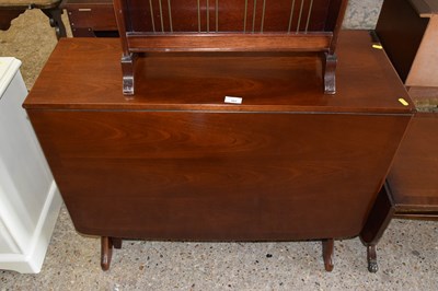 Lot 301 - A dark wood drop leaf dining table