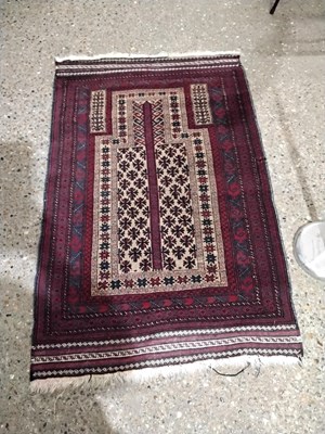 Lot 307 - Group of three small 20th Century wool floor...