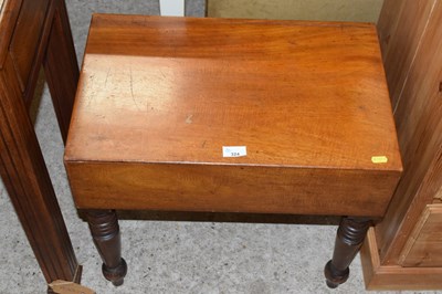 Lot 324 - A Victorian mahogany bidet