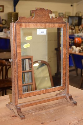 Lot 326 - A small mahogany framed dressing table mirror