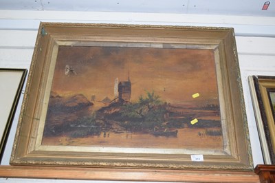 Lot 213 - A late Victorian oil on canvas study of a...