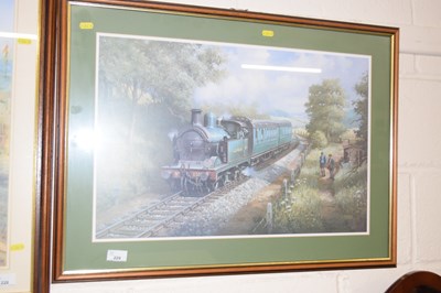 Lot 229 - Jeffries, study of a Southern Rail locomotive,...
