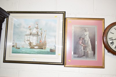 Lot 232 - Coloured print The Mary Rose of South Sea...