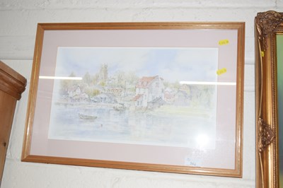 Lot 242 - A coloured print of Woodbridge