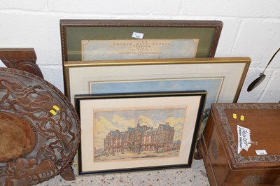 Lot 252 - A framed map of The Cromer Hall Estate...