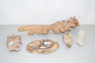 Lot 193 - A group of various mineral specimens and a...
